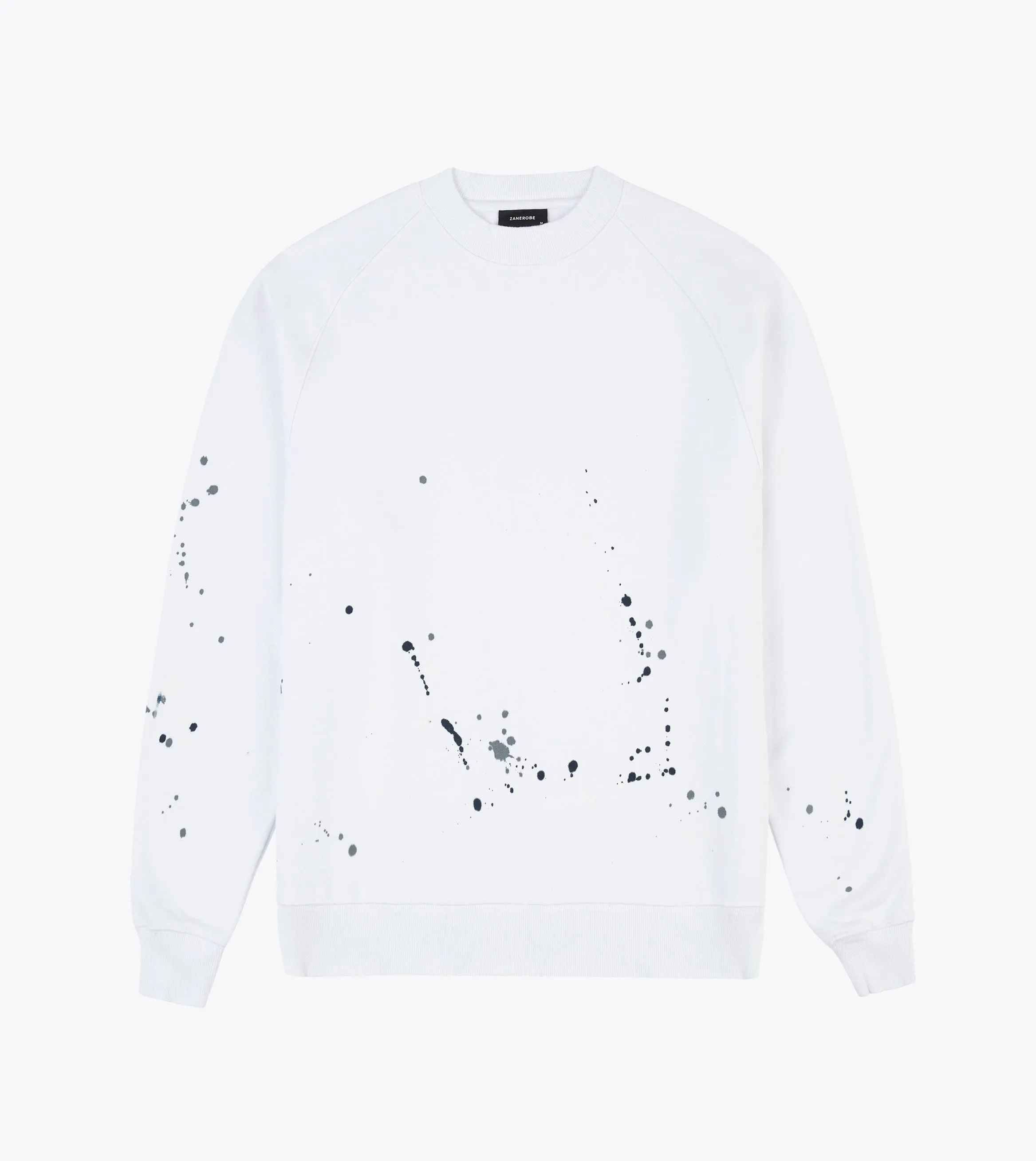 Abstract Lowgo Crew Sweat White Multi