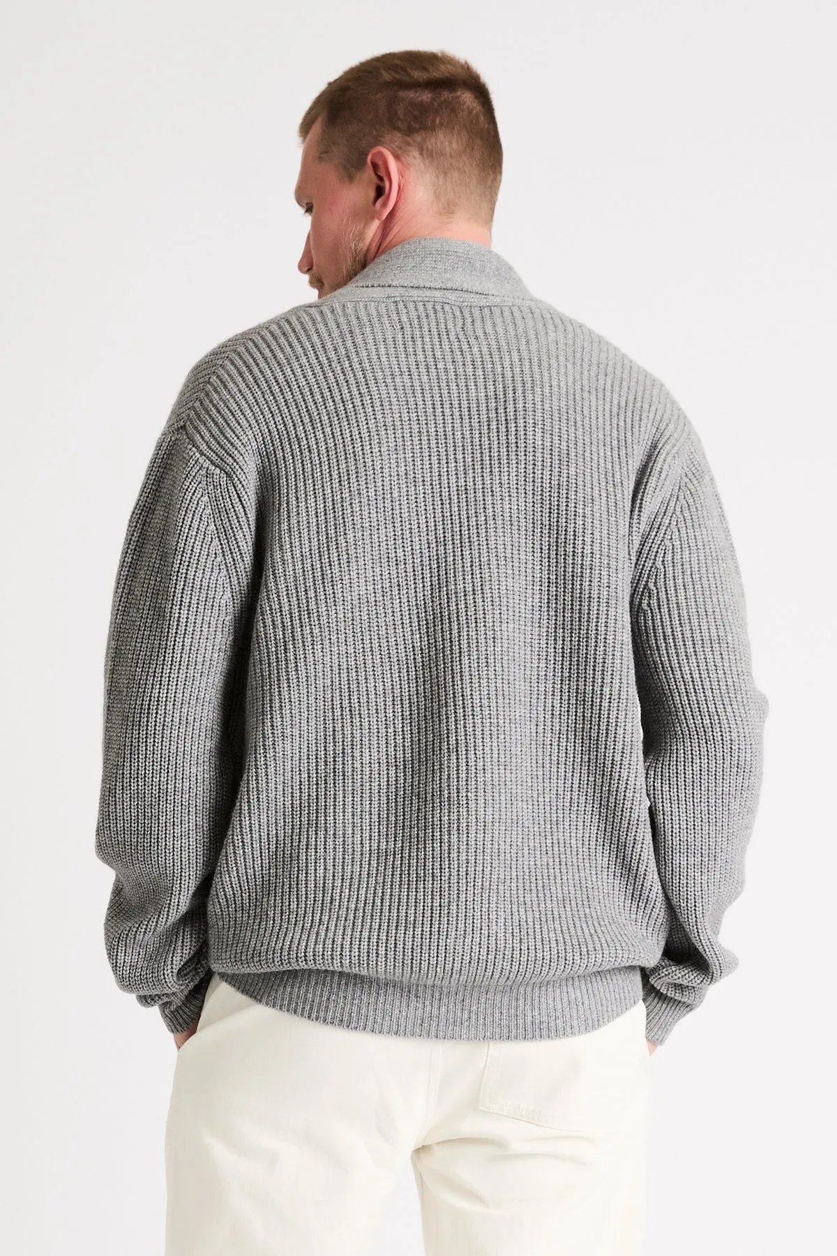   Beryll Spencer Cashmere Cardigan | Foggy