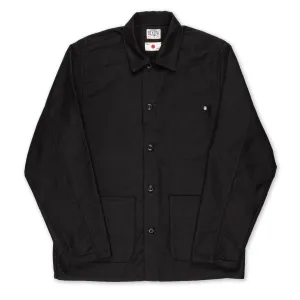 BWJ-01 WORKER JACKET 12 oz. black moleskin