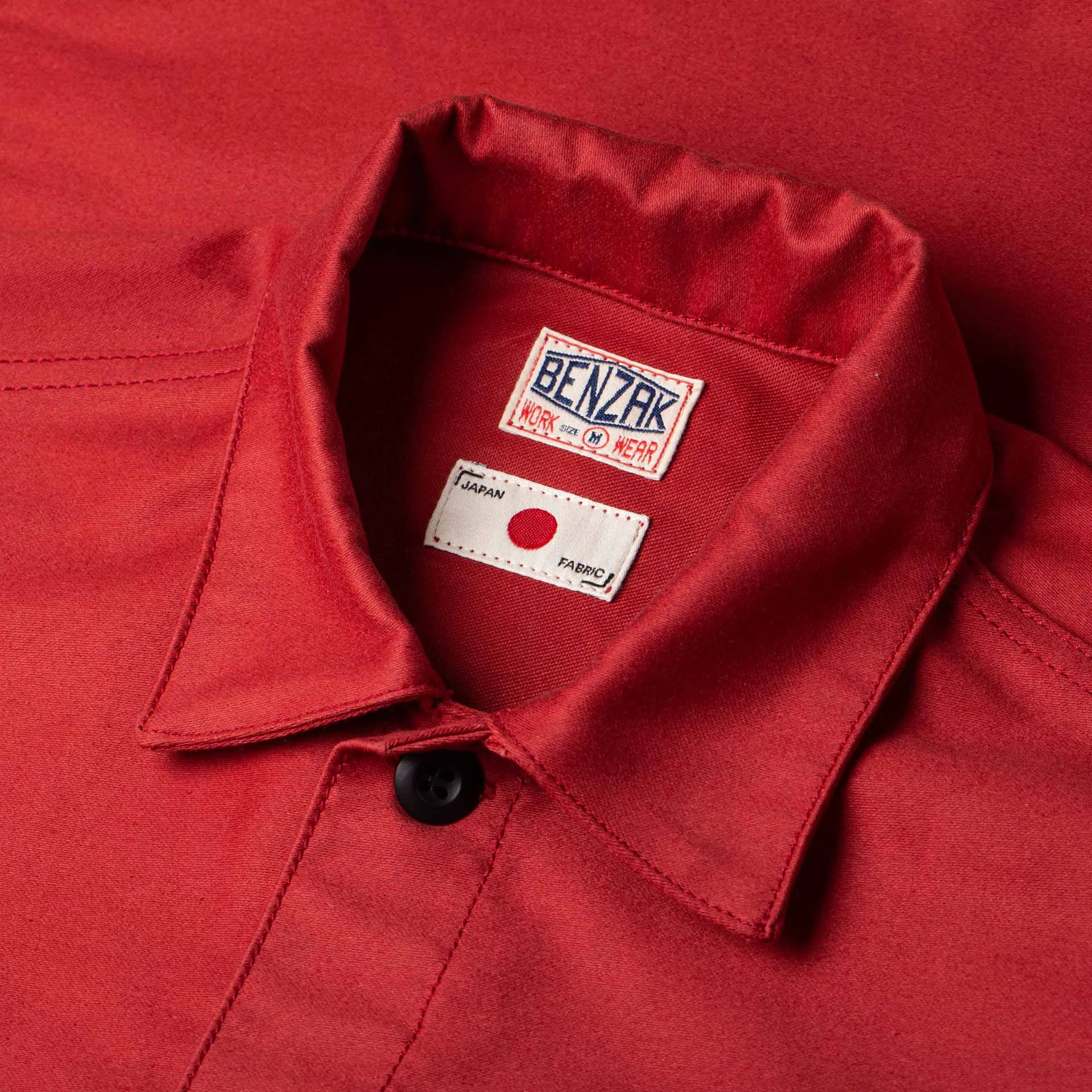 BWJ-01 WORKER JACKET 12 oz. red moleskin