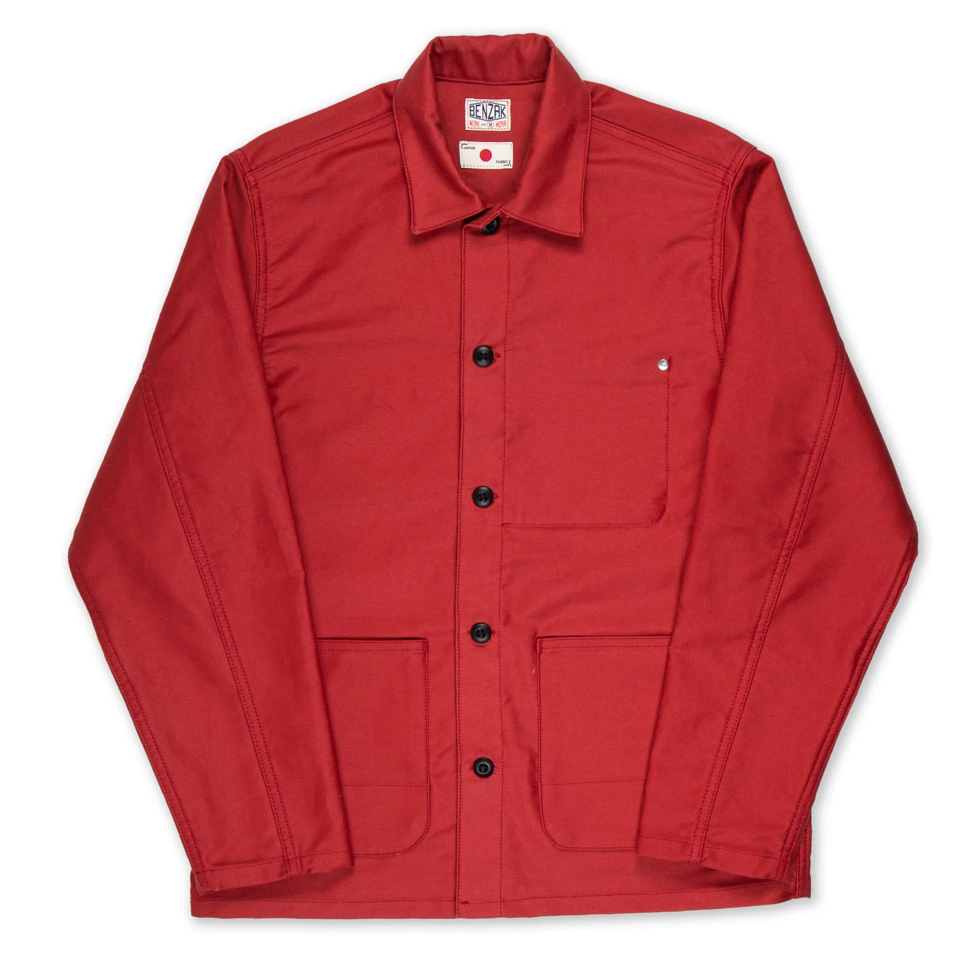 BWJ-01 WORKER JACKET 12 oz. red moleskin