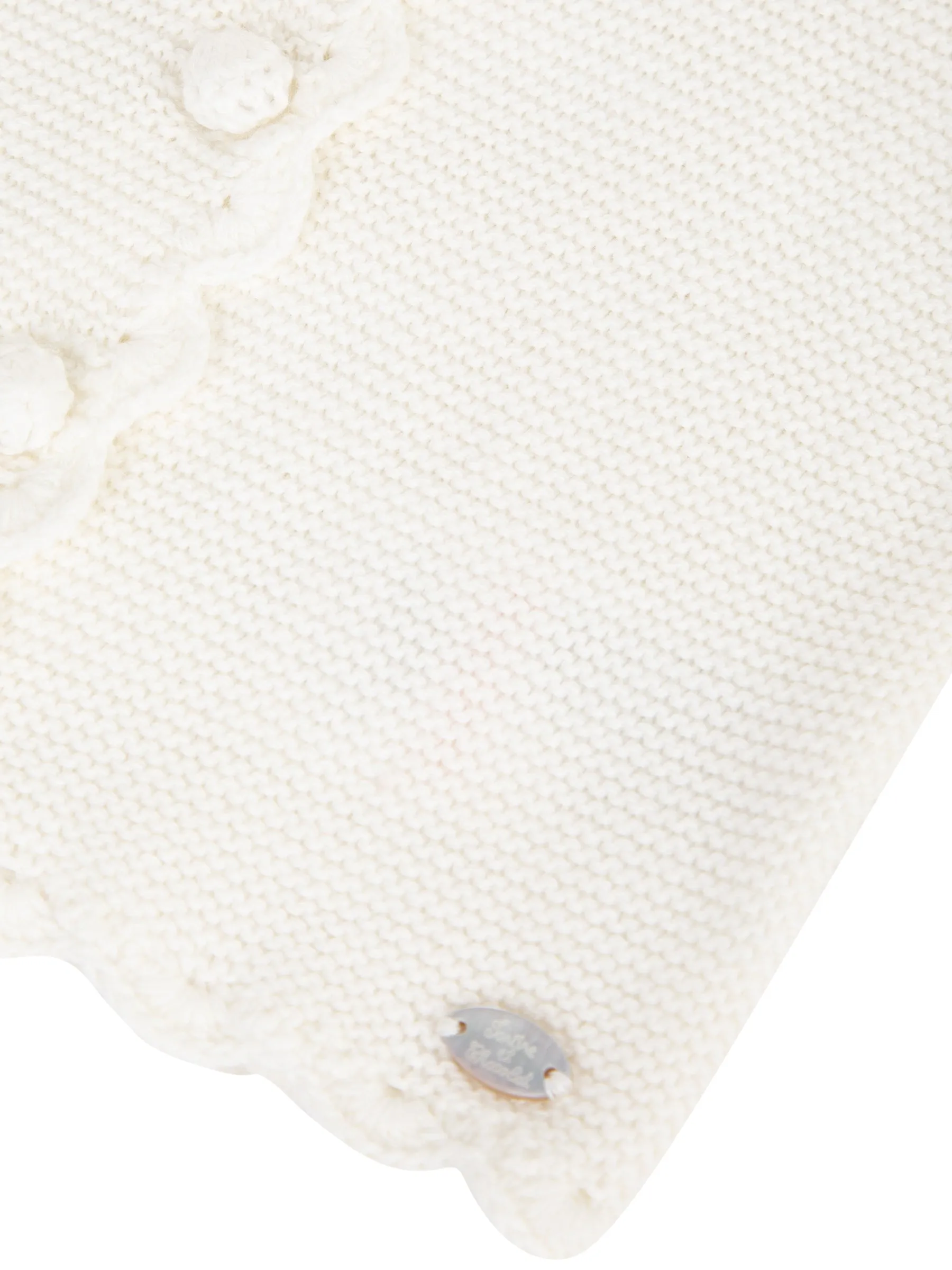 Cardigan - Ecru cotton knit