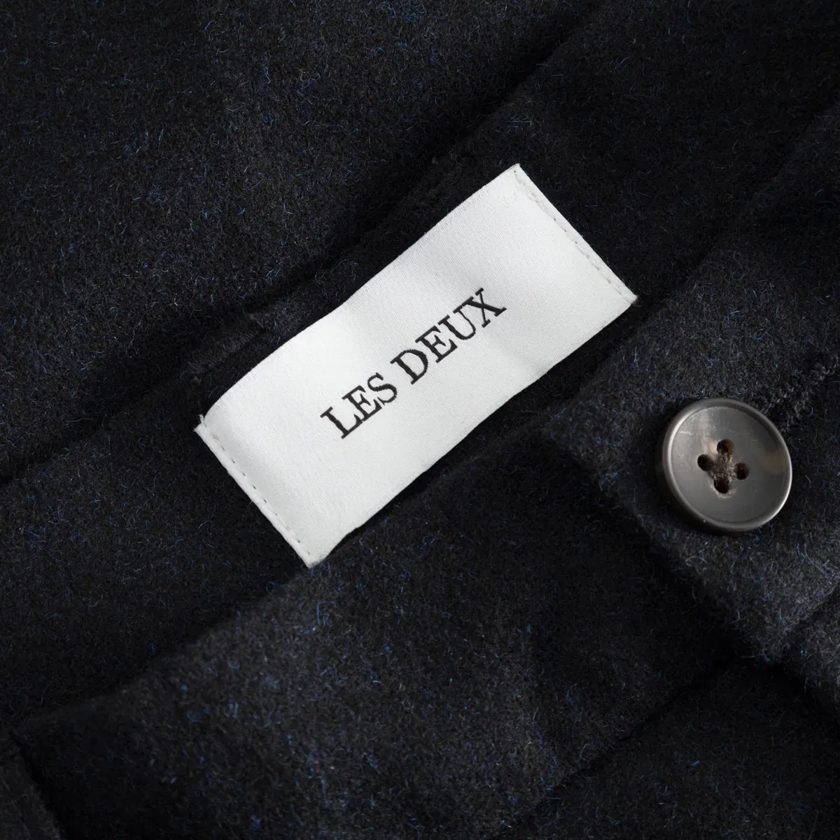Como Regular Wool Suit Pants - Black Melange