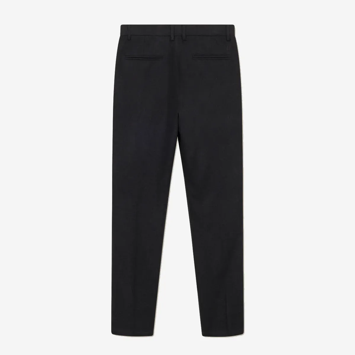 Como Regular Wool Suit Pants - Black Melange