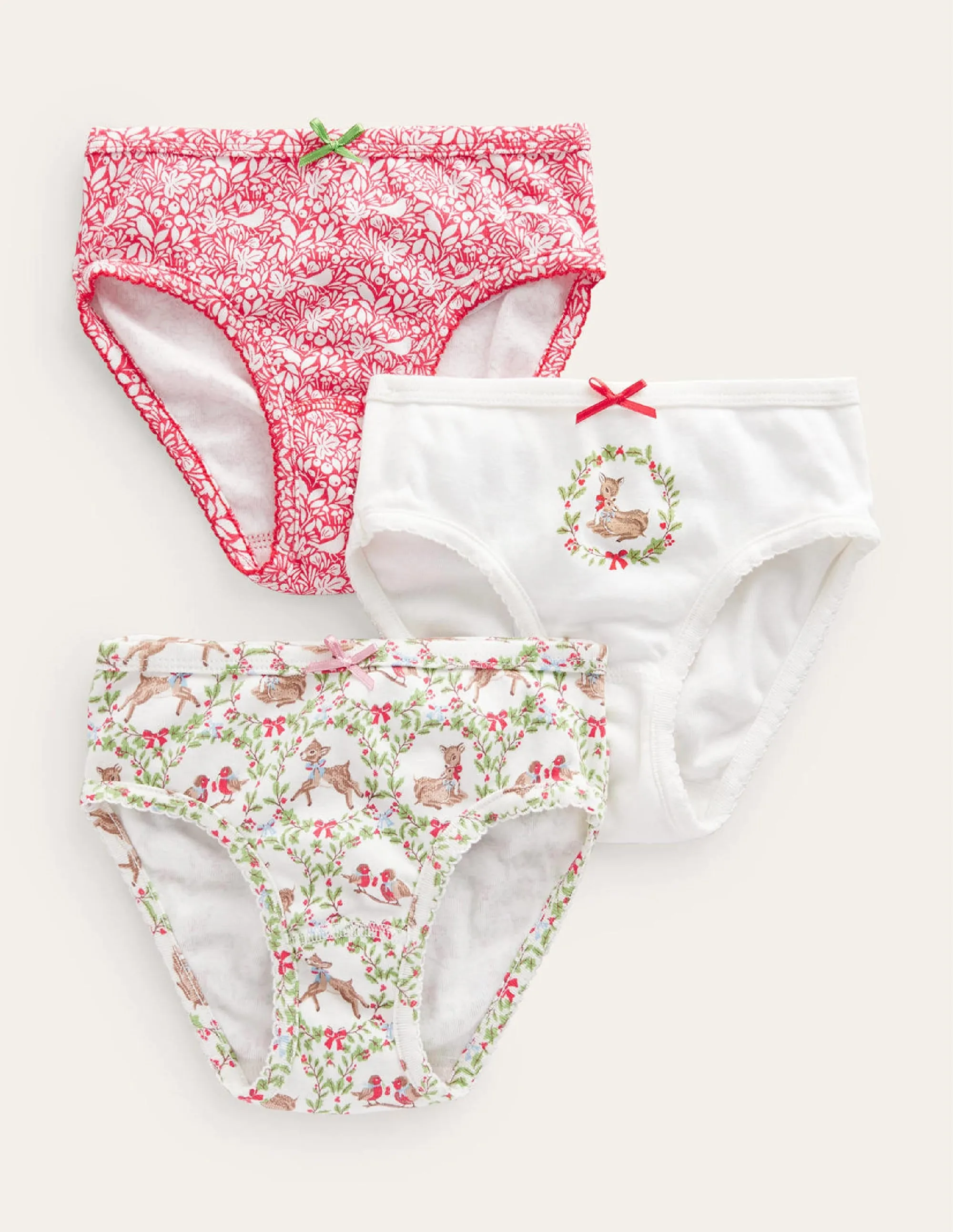 Festive Pants 3 Pack-Red Festive