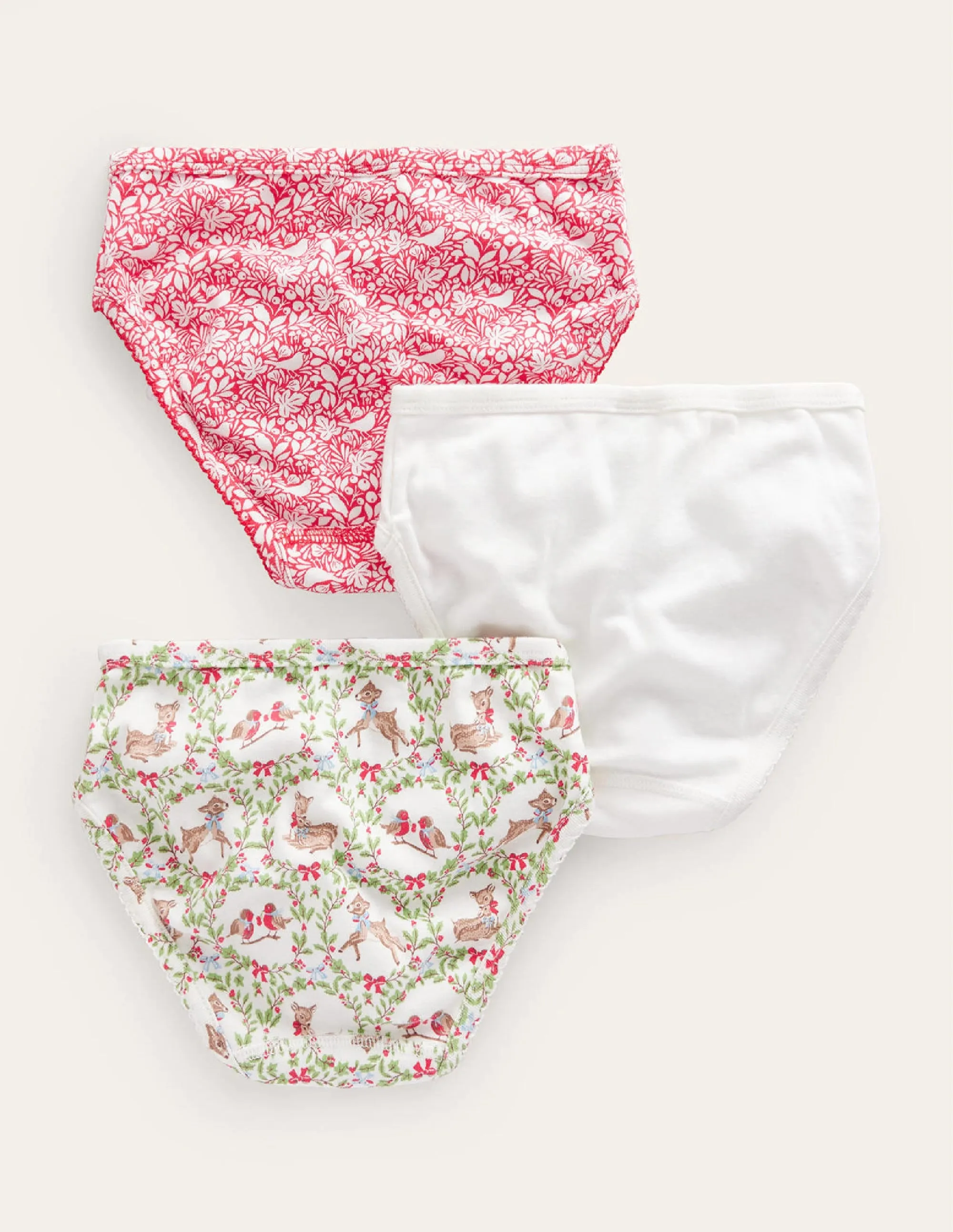 Festive Pants 3 Pack-Red Festive