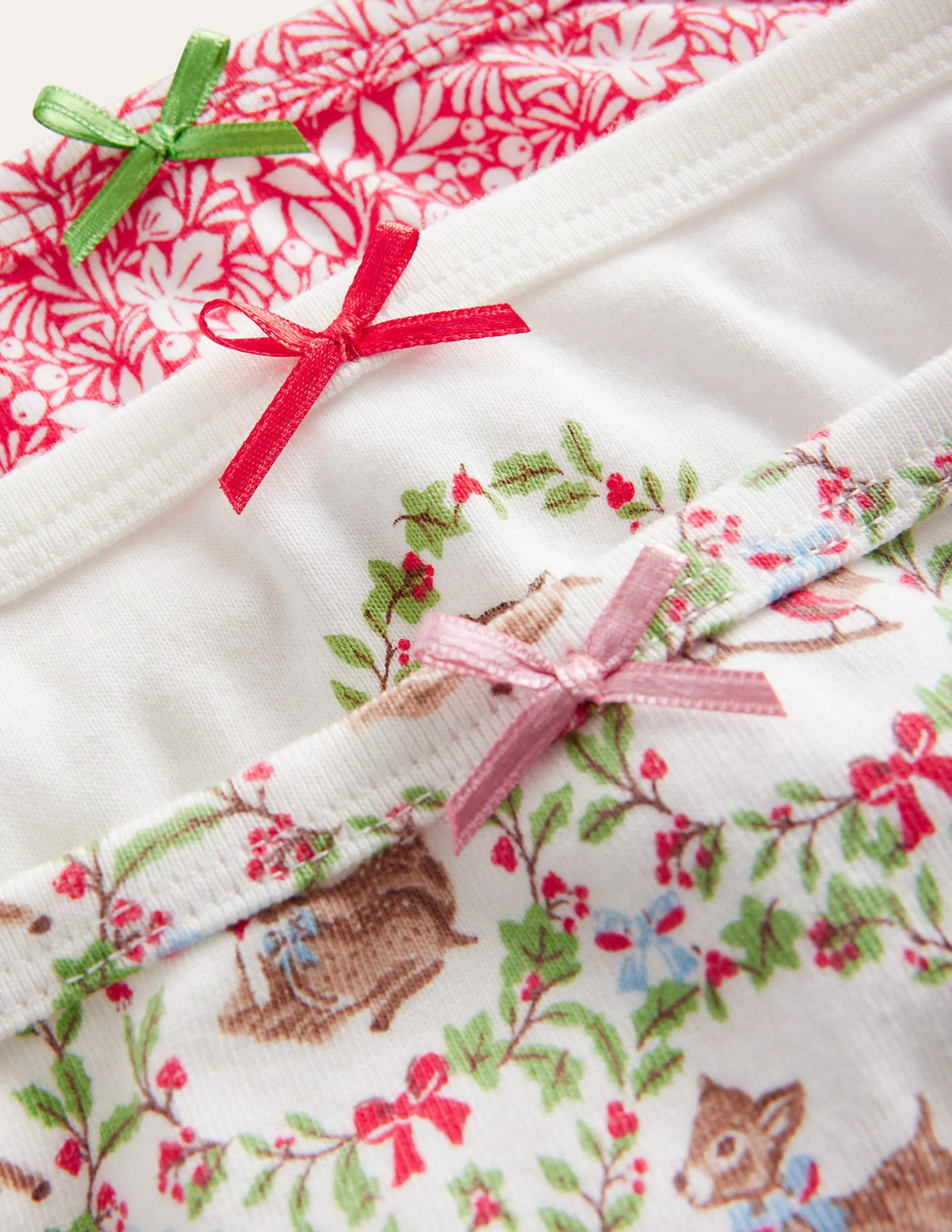 Festive Pants 3 Pack-Red Festive