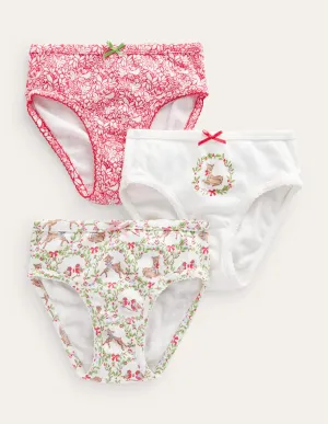 Festive Pants 3 Pack-Red Festive