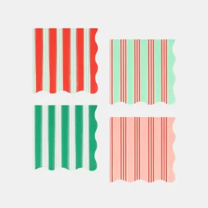 Festive Stripe Napkins (Small)