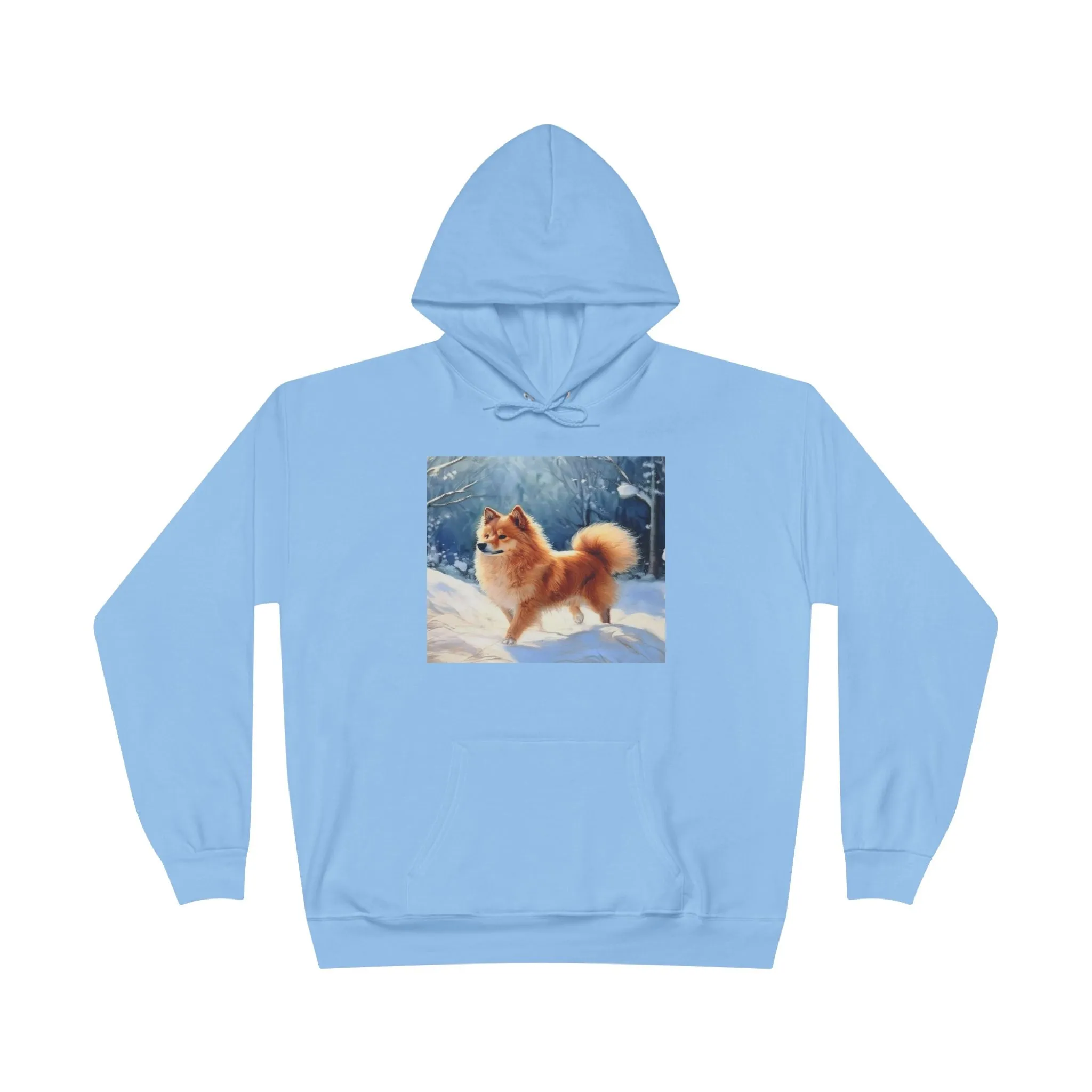 Finnish Spitz - Unisex Fleece Lined Pullover Hoodie Sweatshirt