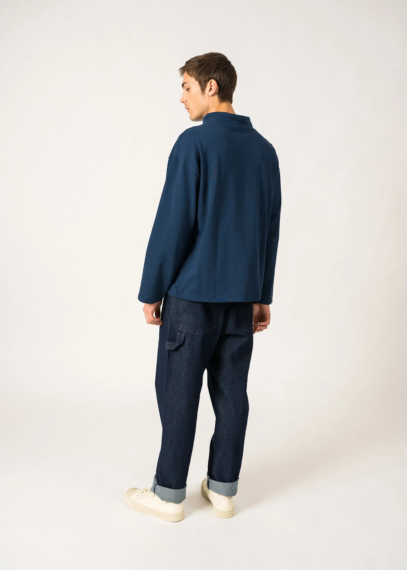 Horizon Rdit Sweatshirt  carded cotton (MARINE)