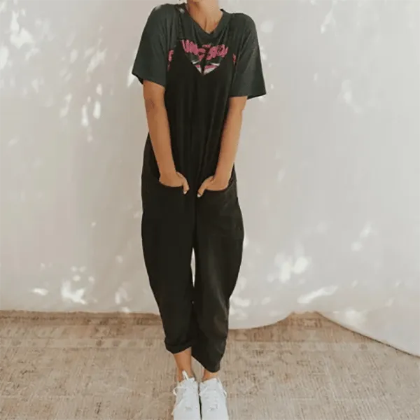 Hot Sale 49% OFF2024 Wide Leg Jumpsuit with Pockets