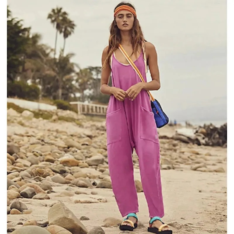 Hot Sale 49% OFF2024 Wide Leg Jumpsuit with Pockets