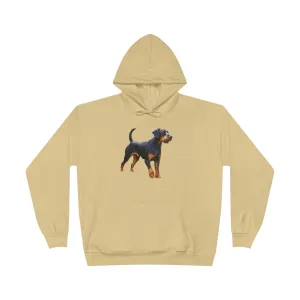Jagdterrier - Unisex Fleece Lined Pullover Hoodie Sweatshirt