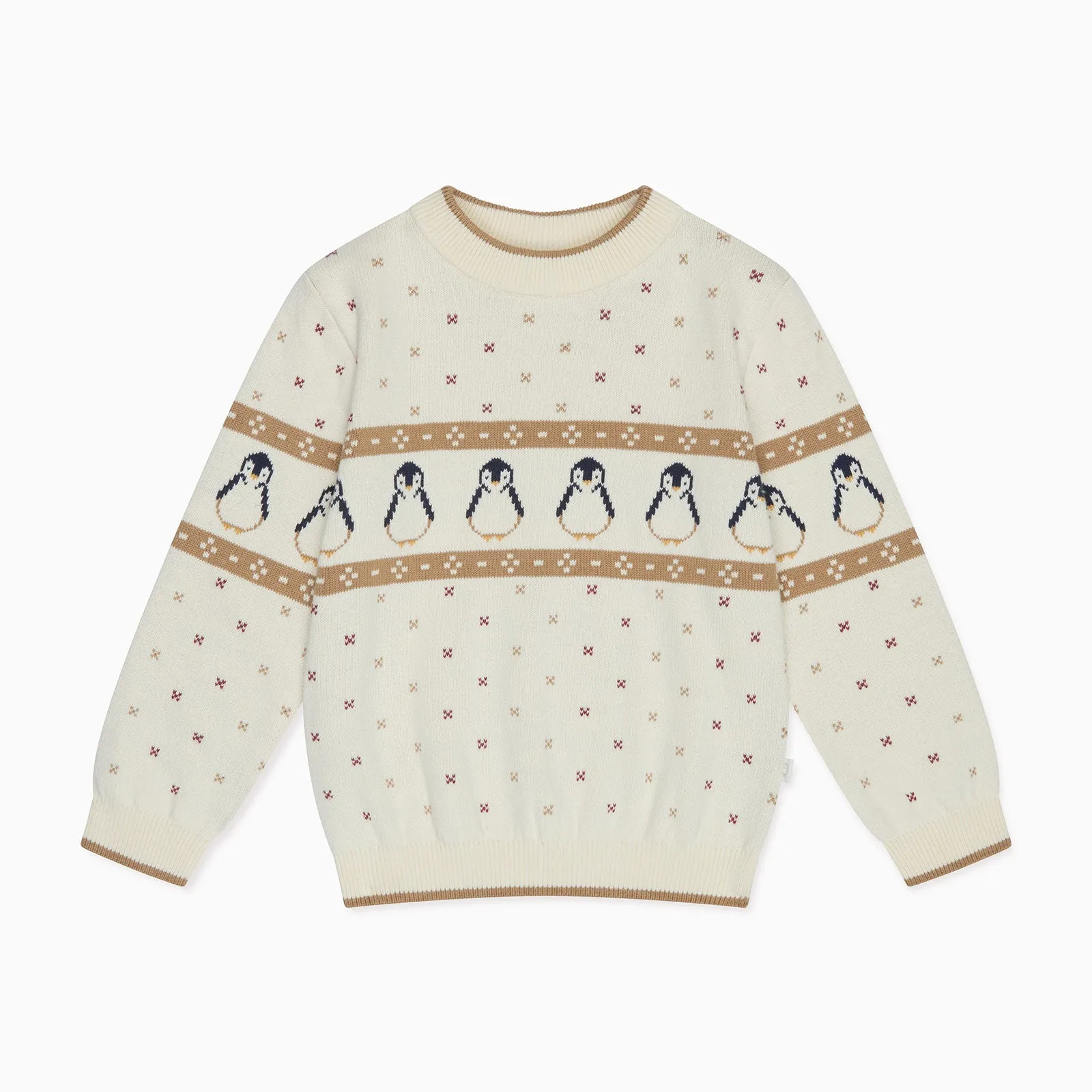 Penguin Fair Isle Knitted Sweater