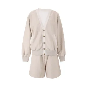Pre Order:  Thick Jacket Shorts Set