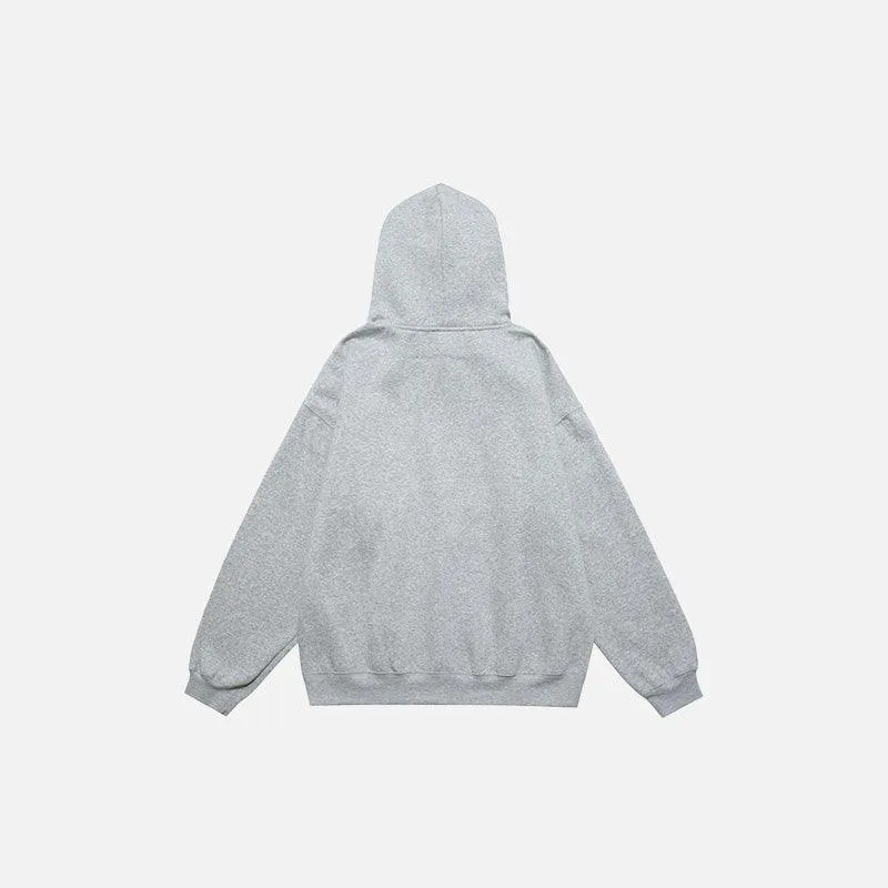 "Florida" Fleece Letter Print Hoodie