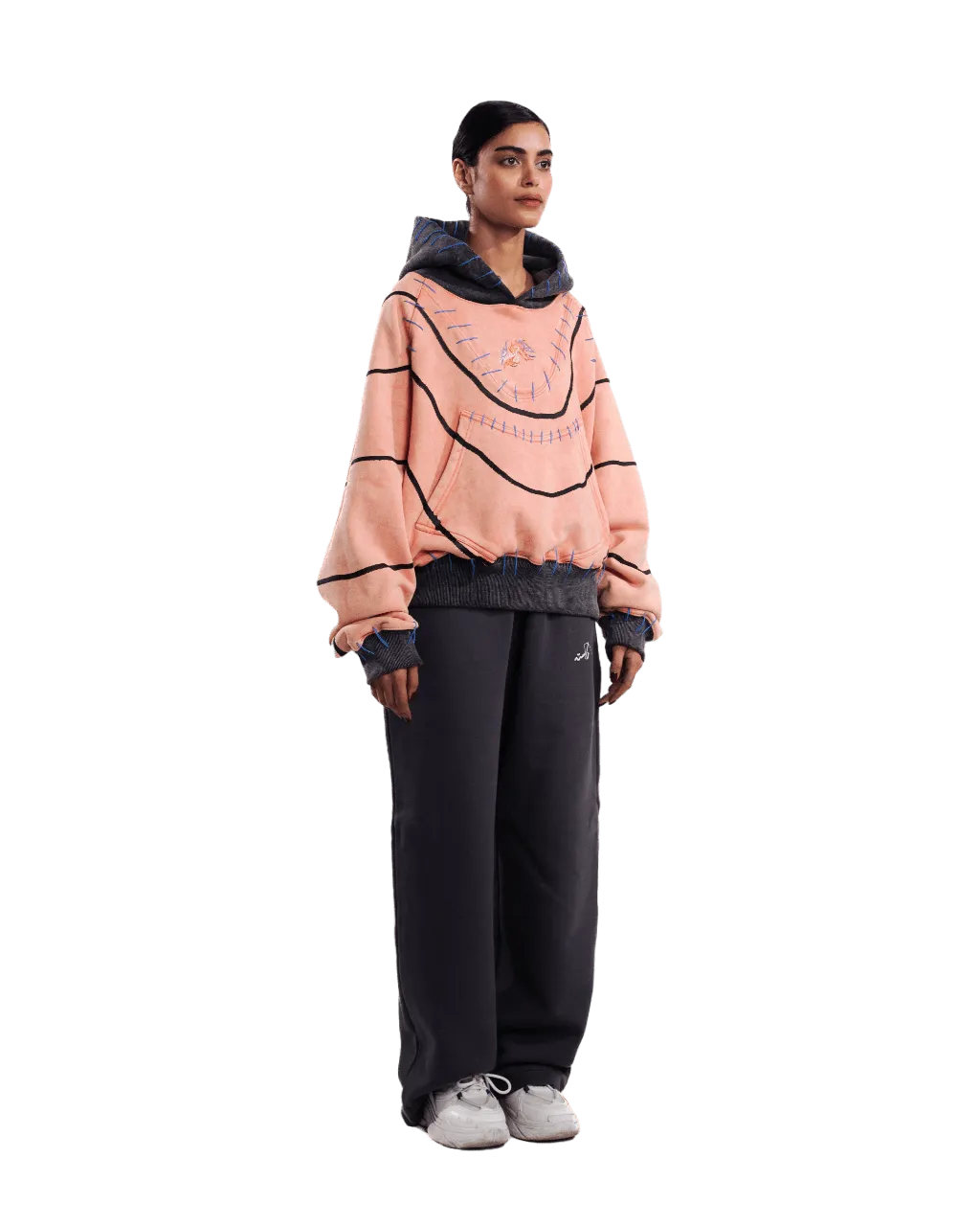 "HOKKAIDO" SALMON HOODIE