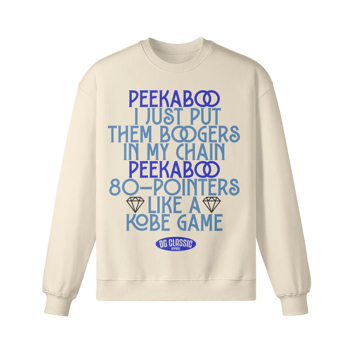 "Peekaboo" Oversized Heavyweight Premium Sweatshirt