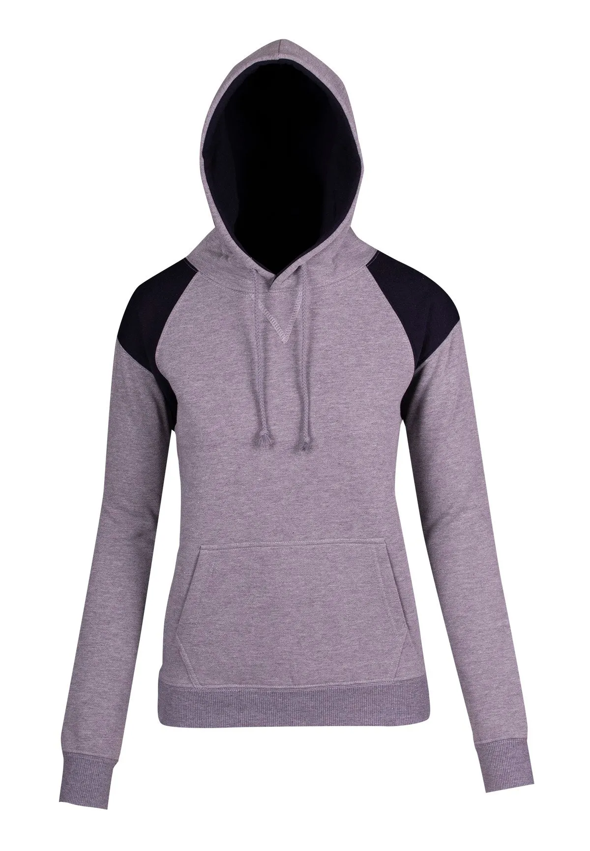 Ramo Ladies/Juniors Shoulder Contrast Panel Hoodie (F303UN)