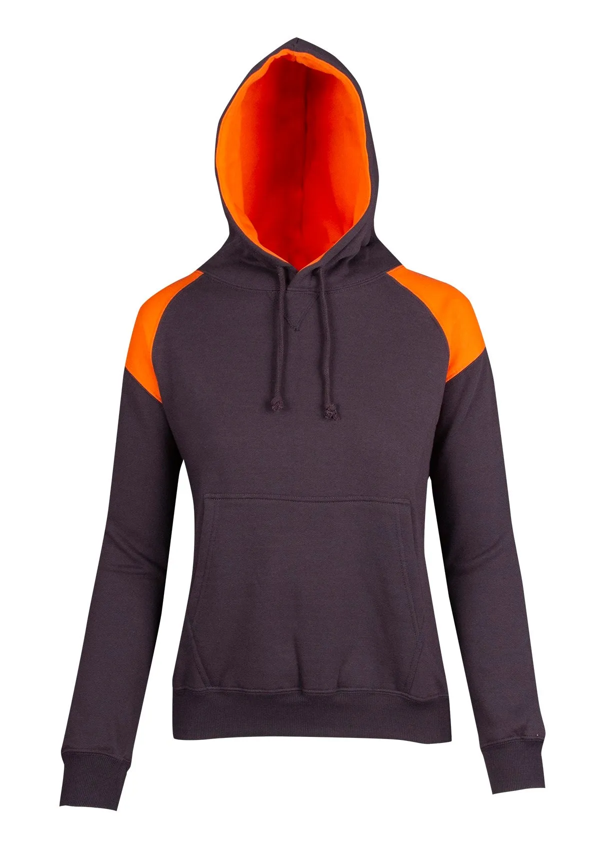 Ramo Ladies/Juniors Shoulder Contrast Panel Hoodie (F303UN)
