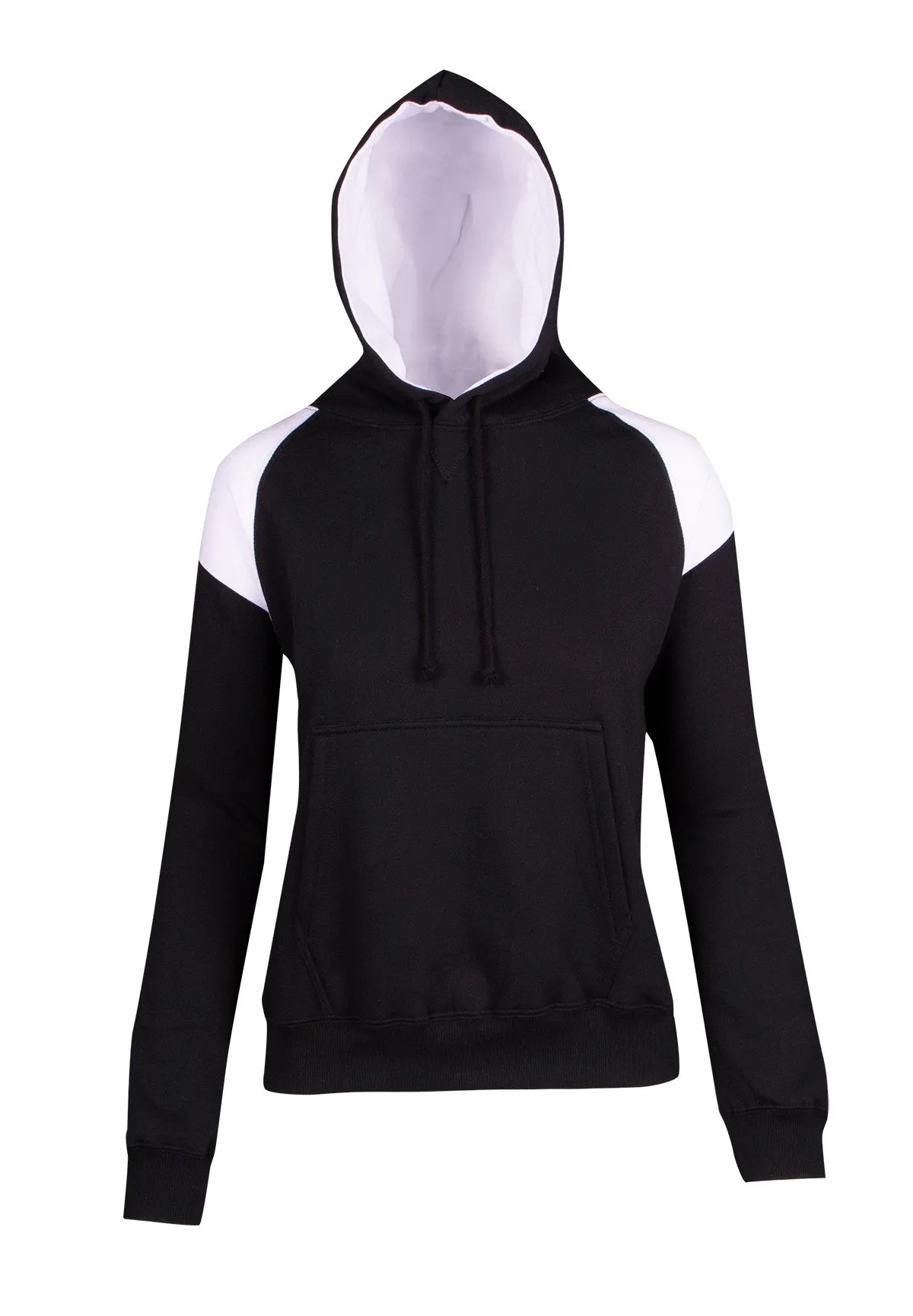 Ramo Ladies/Juniors Shoulder Contrast Panel Hoodie (F303UN)
