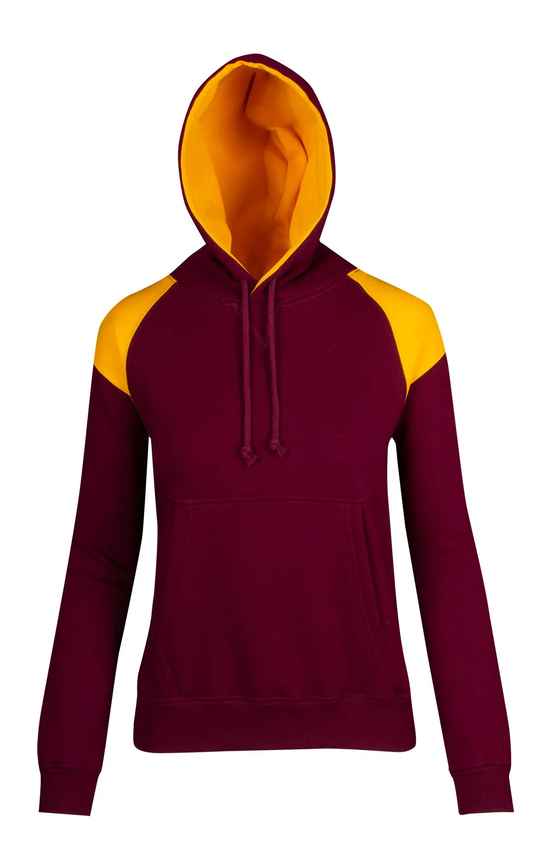 Ramo Ladies/Juniors Shoulder Contrast Panel Hoodie (F303UN)