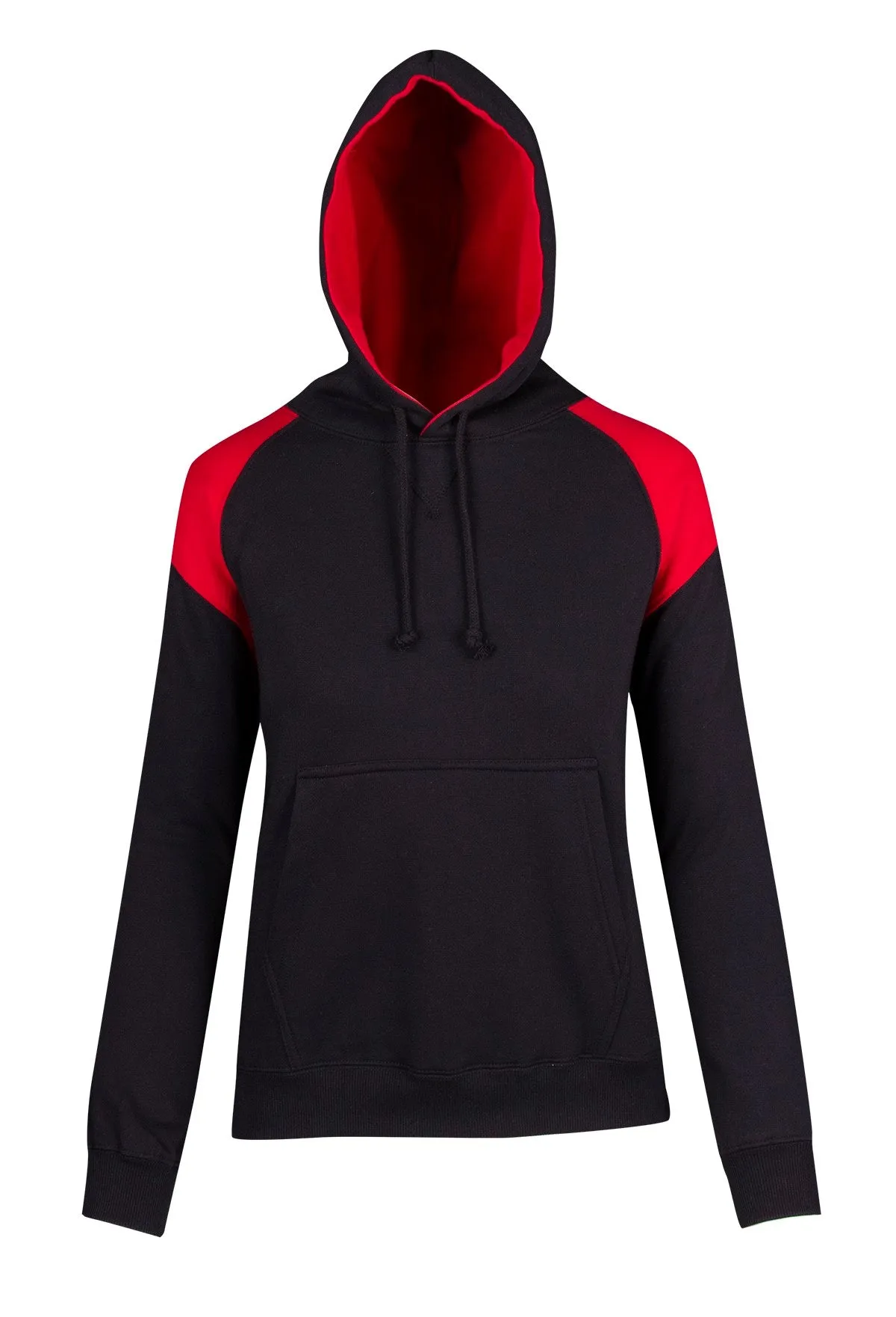 Ramo Ladies/Juniors Shoulder Contrast Panel Hoodie (F303UN)