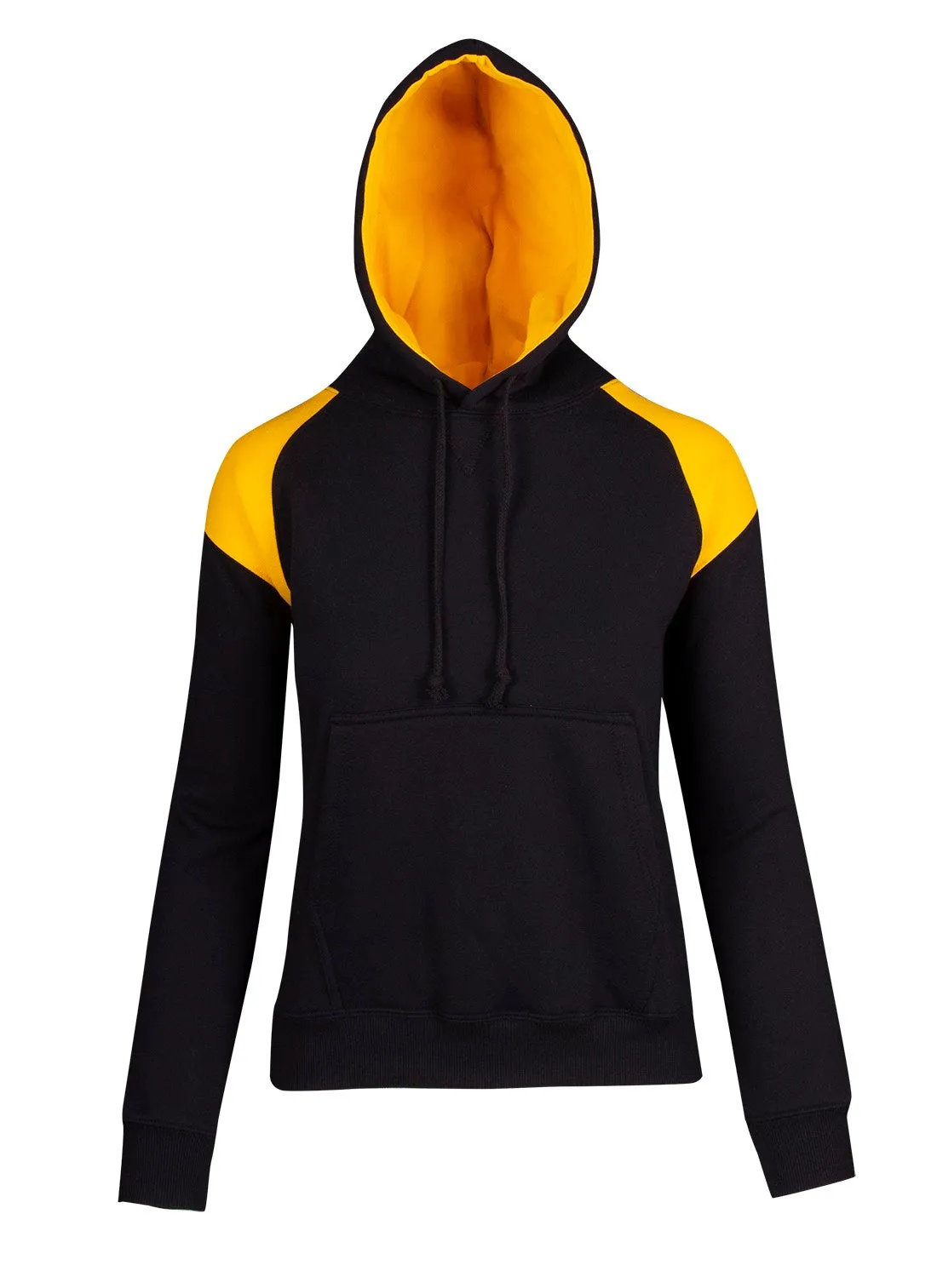 Ramo Ladies/Juniors Shoulder Contrast Panel Hoodie (F303UN)