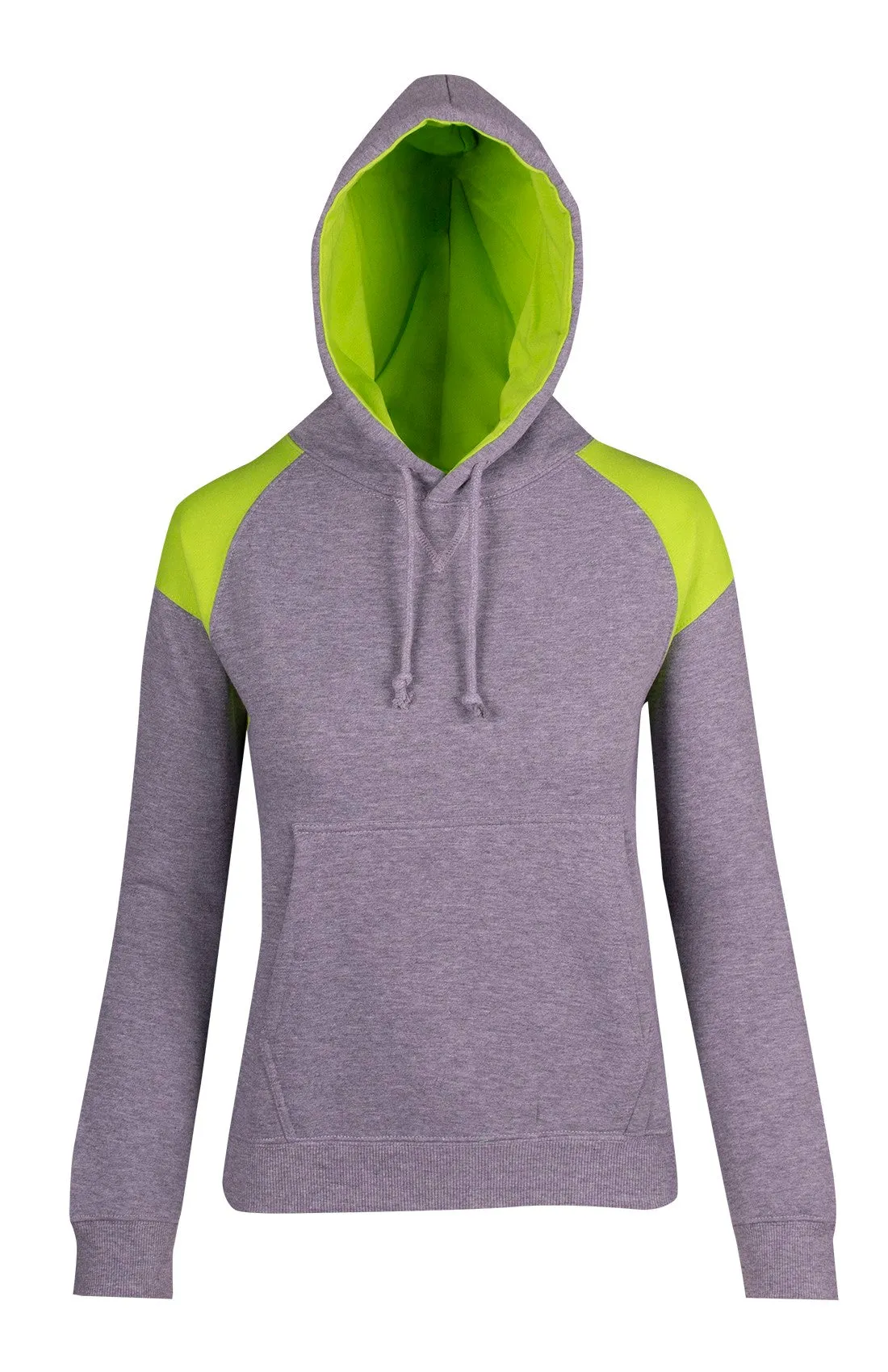 Ramo Ladies/Juniors Shoulder Contrast Panel Hoodie (F303UN)