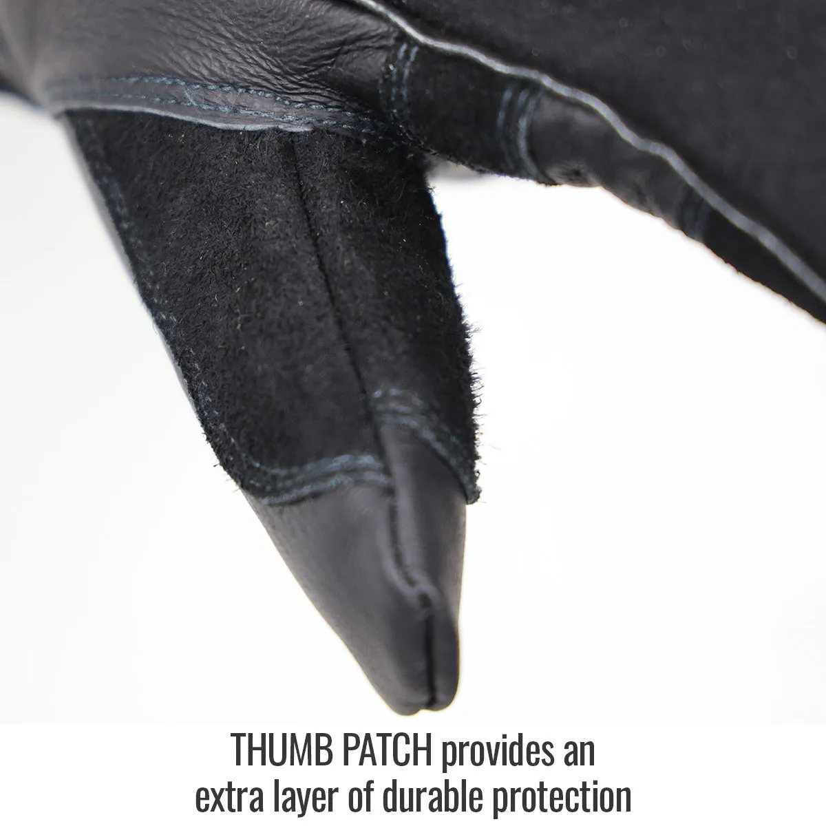Revco Black Stallion BSX Extended Cuff Pigskin Palm Stick Gloves (GS3030-BK)