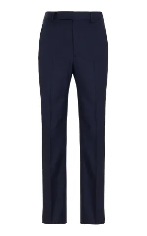 Sebastian Pant in Dark Navy Virgin Wool Twill