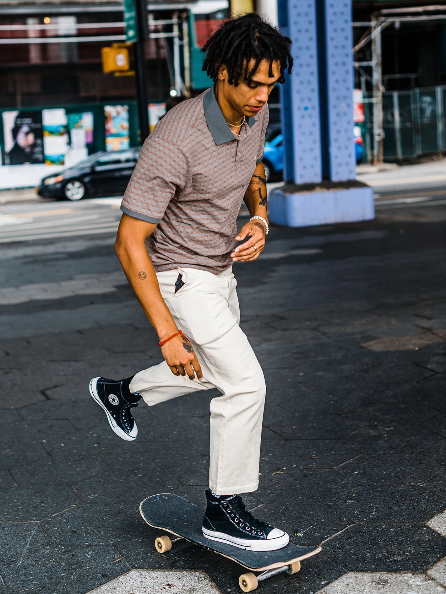Veeco Vital Short Sleeve Polo - Slate Blue