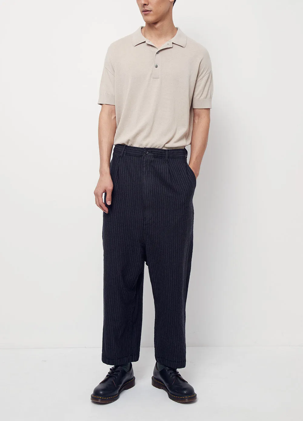 Wool Drop Pants