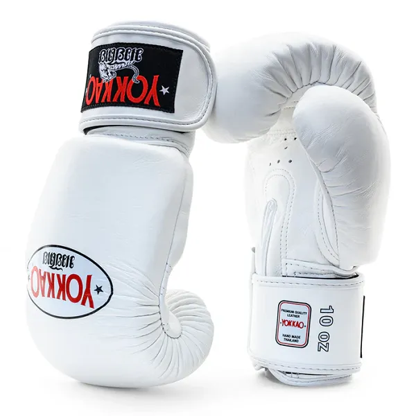 Yokkao Matrix Black Boxing Gloves White