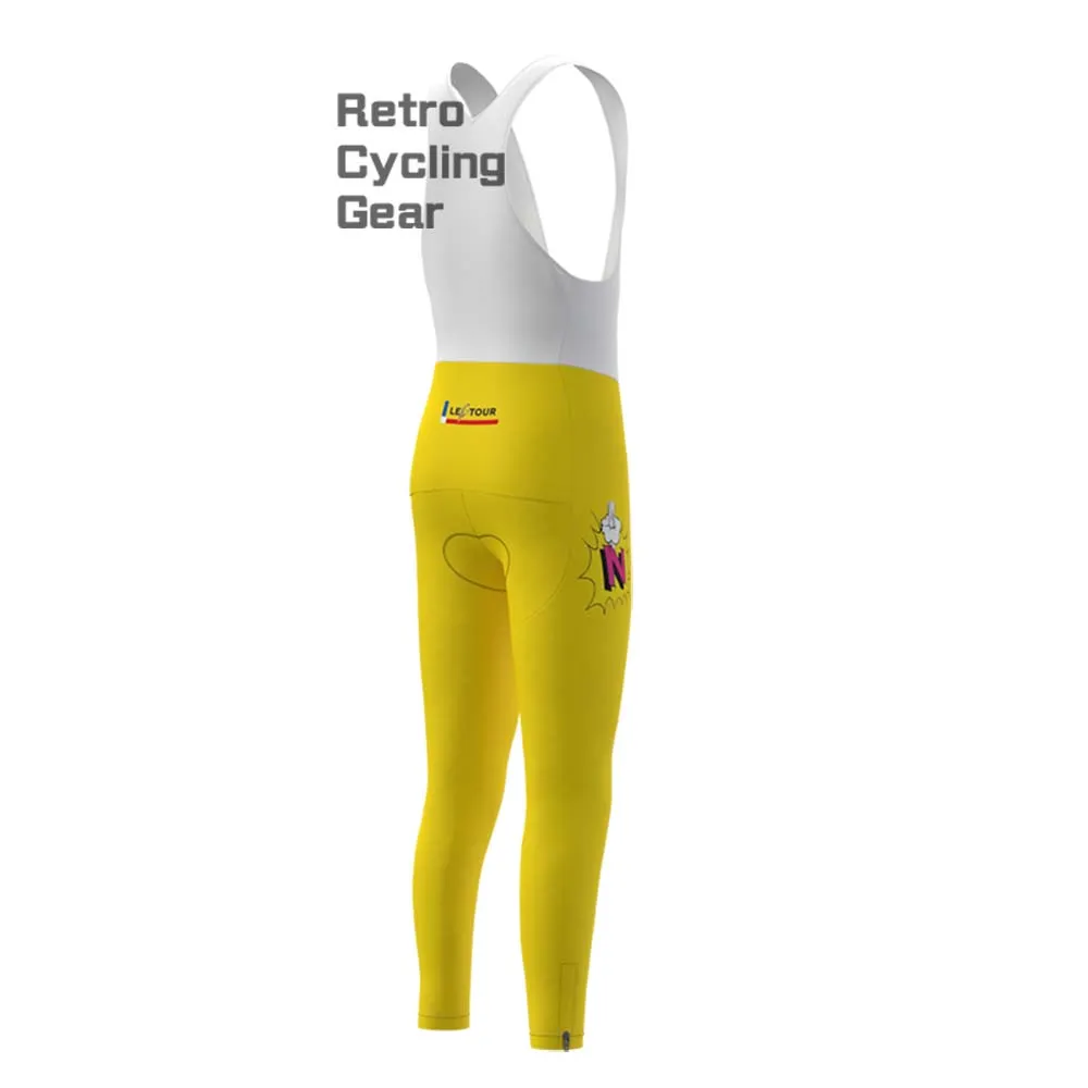 Z Yellow Retro Bib Cycling Pants